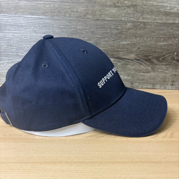 Fila Hat Cap Strap Back Blue Support Your Friends Adjustable - Picture 6 of 9